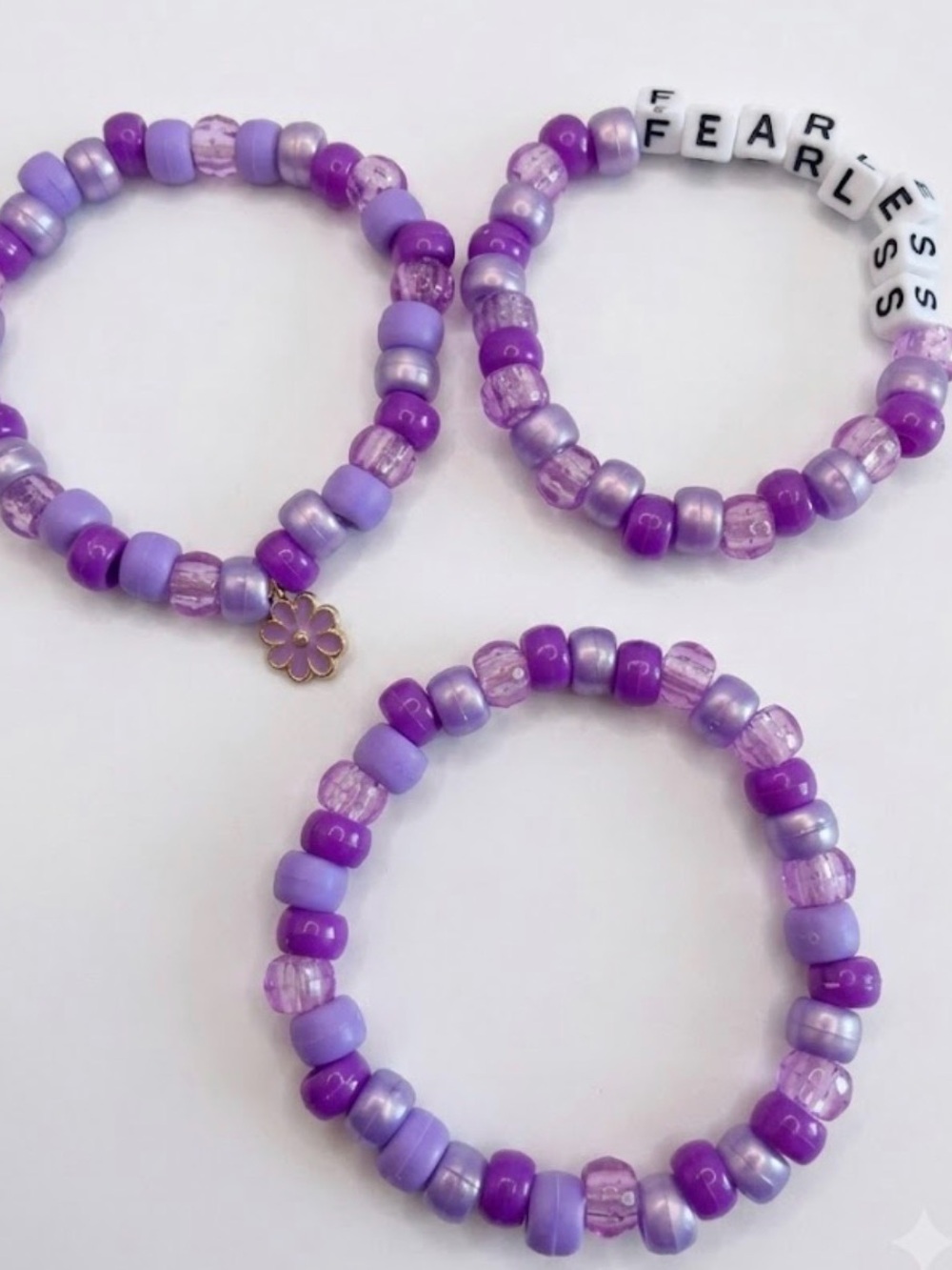 ✨NEW HANDMADE Taylor Swift Inspired Fearless Flower Beaded Friendship Bracelets✨